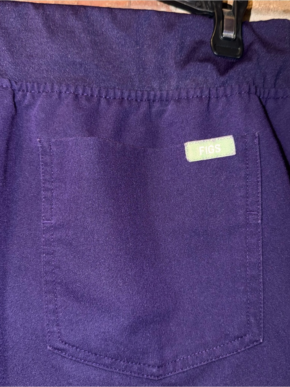 FIGS Zamora Jogger Scrub Pants – Deep Purple (Size Medium Tall) 💜 - Picture 3 of 5